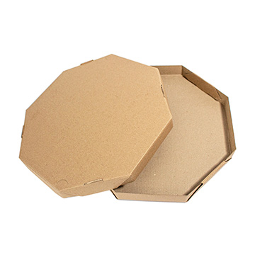 Embalagem Papel para Pizza Grande Kraft CX 50UN