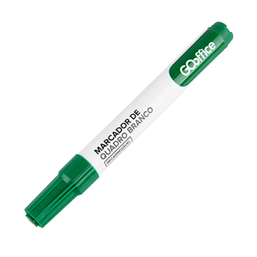 Marcador para Quadro Branco Go Office Verde Recarregável