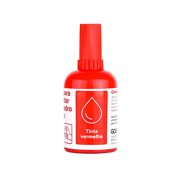 Tinta para Marcador de Quadro Branco Go Office Vermelha 20ml