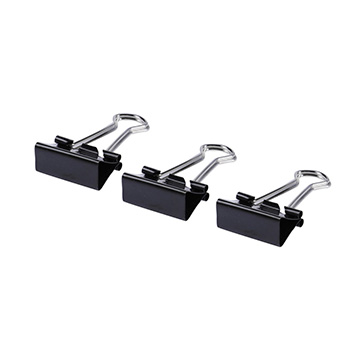 Prendedor de Papel Go Office Preto 25mm CX 12UN