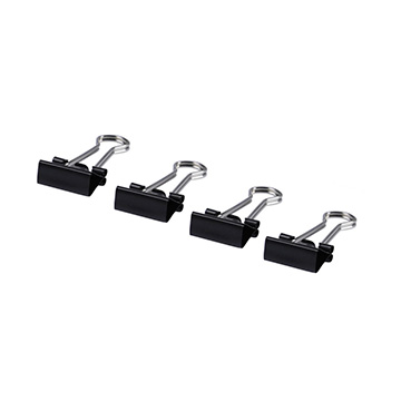Prendedor de Papel Go Office Preto 15mm CX 60UN