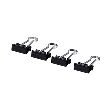 Prendedor de Papel Go Office Preto 19mm CX 40UN