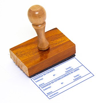 Carimbo Identificação do Comprador DPSP 5x3,5cm