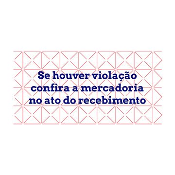 Adesivo de Segurança Telefônica PCT 100UN