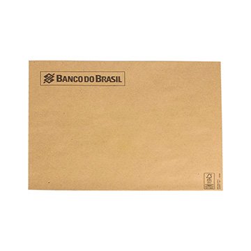 Envelope Pardo Médio Banco do Brasil 230x320mm CX 250UN