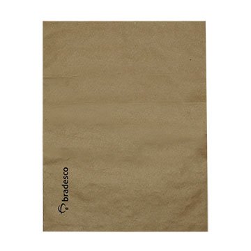 Envelope Bradesco Marrom com Logotipo PCT 20UN