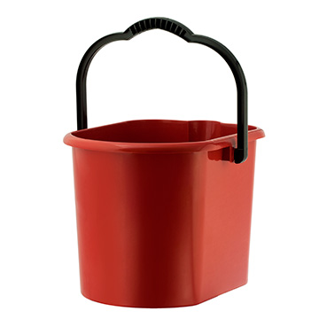Balde Plástico Fortcom BAVM15 Vermelho 15L