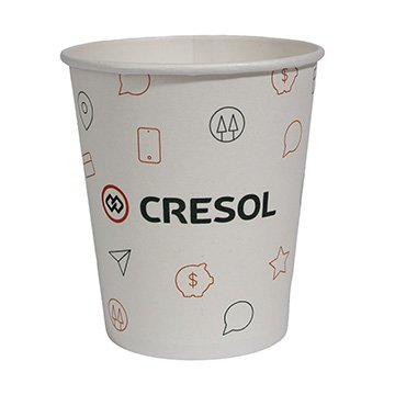 Copo de Papel Cresol 180ml PCT 50UN