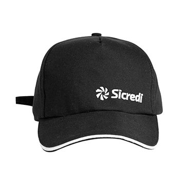 Boné Preto Sicredi PCT 5UN