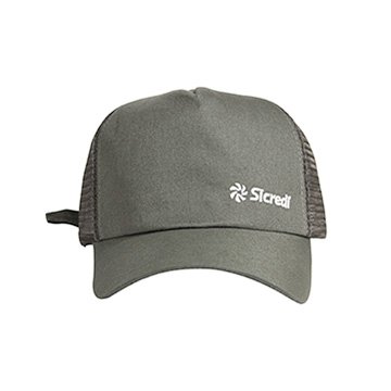 Boné Esportivo Sicredi Cinza PCT 5UN
