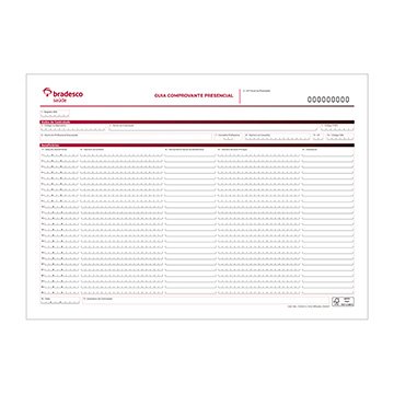 Anexo de Comprovante Presencial Bradesco Saúde PCT 25UN