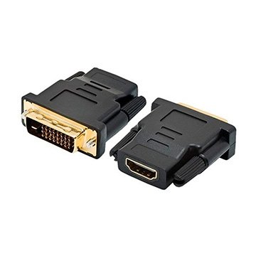 Adaptador DVI-D M para HDMI F MD9 Preto