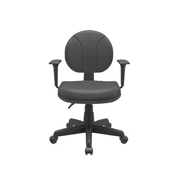 Cadeira de Escritório Executiva Encosto Regulável Vinil