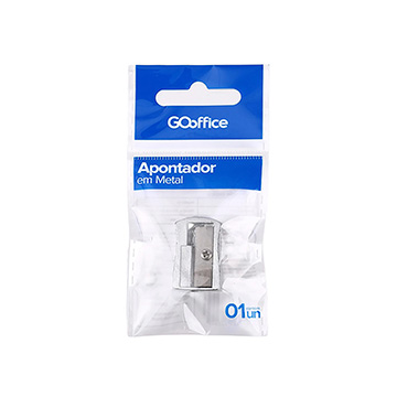 Apontador simples Go Office Metal