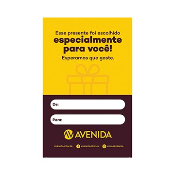 Cartão Troca Presente Avenida PCT 500UN