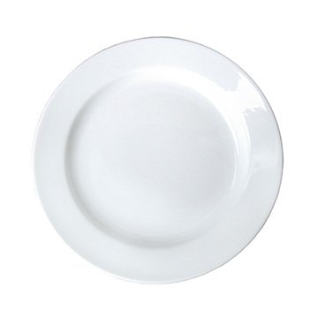 Prato Raso Oxford 24CM Branco CX 12UN