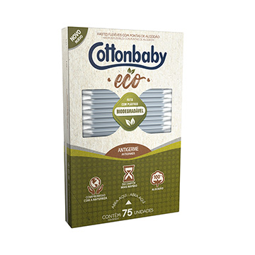 Hastes Flexíveis Ecológicas Cotton Baby CX 75UN
