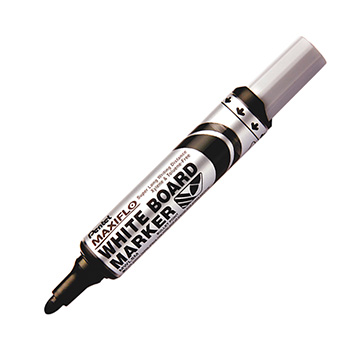 Marcador para Quadro Branco Pentel Maxiflo Preto