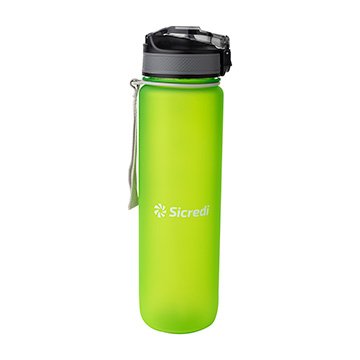 Squeeze Esportiva Tritan e BPA Free Sicredi 1L CX 10UN