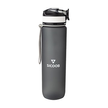 Squeeze Esportiva Tritan e BPA Free Sicoob 1L CX 10UN
