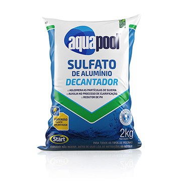 Decantador Sulfato de Alumínio Aquapool Granulado 2Kg