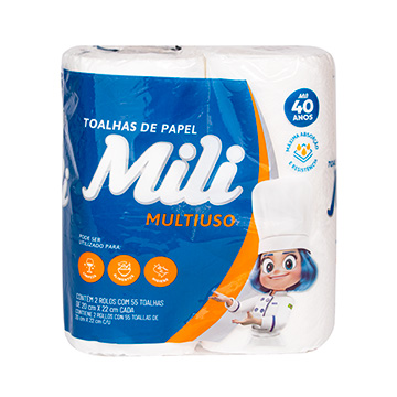Papel Toalha Mili Multiuso 2UN