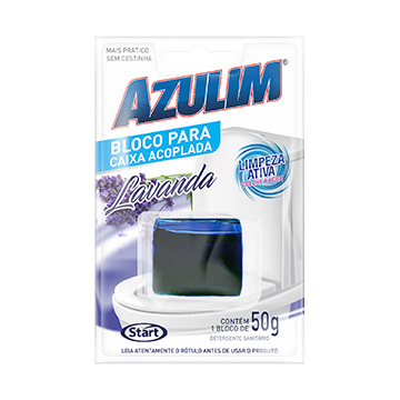 Bloco Sanitário Caixa Acoplada Azulim Lavanda 50g