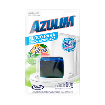 Bloco Sanitário Caixa Acoplada Azulim Citrus 50g