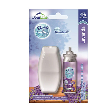 Aparelho + Refil Puro Ar Desodorizador Lavanda 12ml