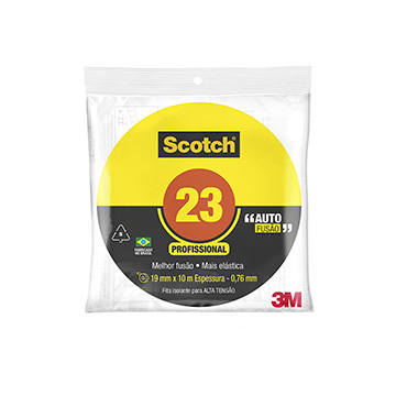 Fita Isolante 3M Autofusão Scotch 19mm x 10m Preta