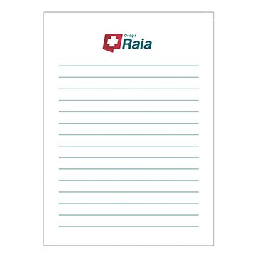 Bloco de Anotações Droga Raia