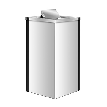 Lixeira Inox Quadrada Basculante 100L