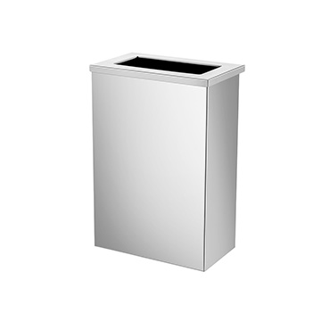 Lixeira Inox Retangular 50L