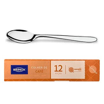 Colher de Café Inox Siena 91x0,6mm CX 12UN