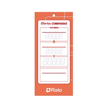 Tag Ofertas Combinadas Raia PCT 50UN Rebrend