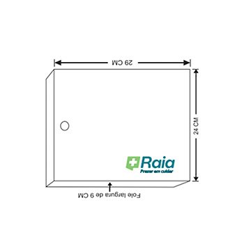 Envelope Plástico Branco Raia 240x90x290mm G Rebrend