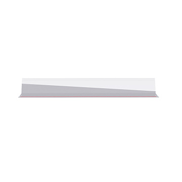 Porta Preço Mistral Go Office 57x3,8cm c/ Aba PVC PCT 10UN