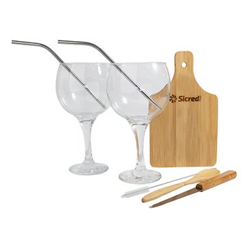 Kit para Gin Tônica Sicredi CX 8PÇ