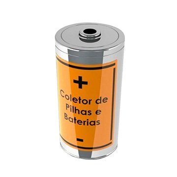 Lixeira Inox Coletor de Pilhas e Bateria 20L