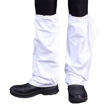 Perneira Segurança Prevemax PVC Branco Elástico e Regulagem