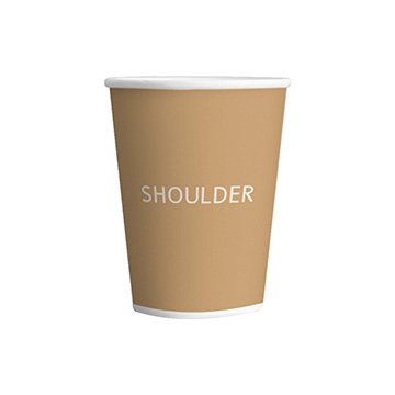 Copo de Papel Shoulder 180ml PCT 50UN