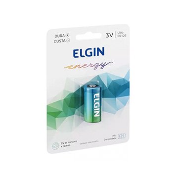 Bateria de Lítio Elgin 82316 CR123 3V