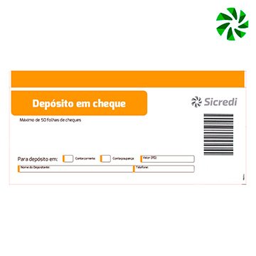 Envelope  Cheque Sicredi CertFSCMisto70% CU COC855709