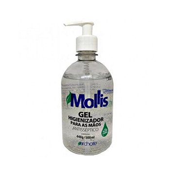 Álcool Gel 70° Pump Mollis 500ml