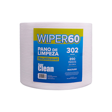 Pano Reutilizável Multiuso Wiper 60 Everclean 25x34cm RL 890