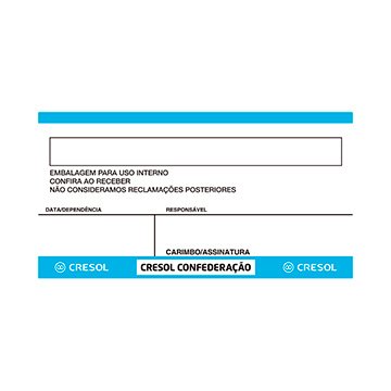Etiqueta Dinheiro Sem Valor (100 mil) Cresol Pct 100un