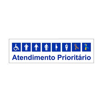 Adesivo Transparente Caixa Prioritário BB