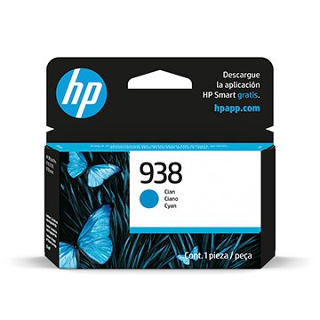Cartucho HP 4S6X5PL Azul 938