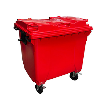Conteiner Injetado Vermelho 1000L