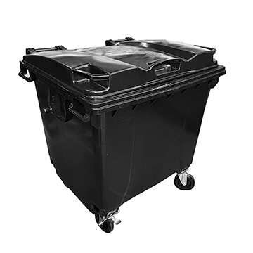 Conteiner Injetado Preto 1000L